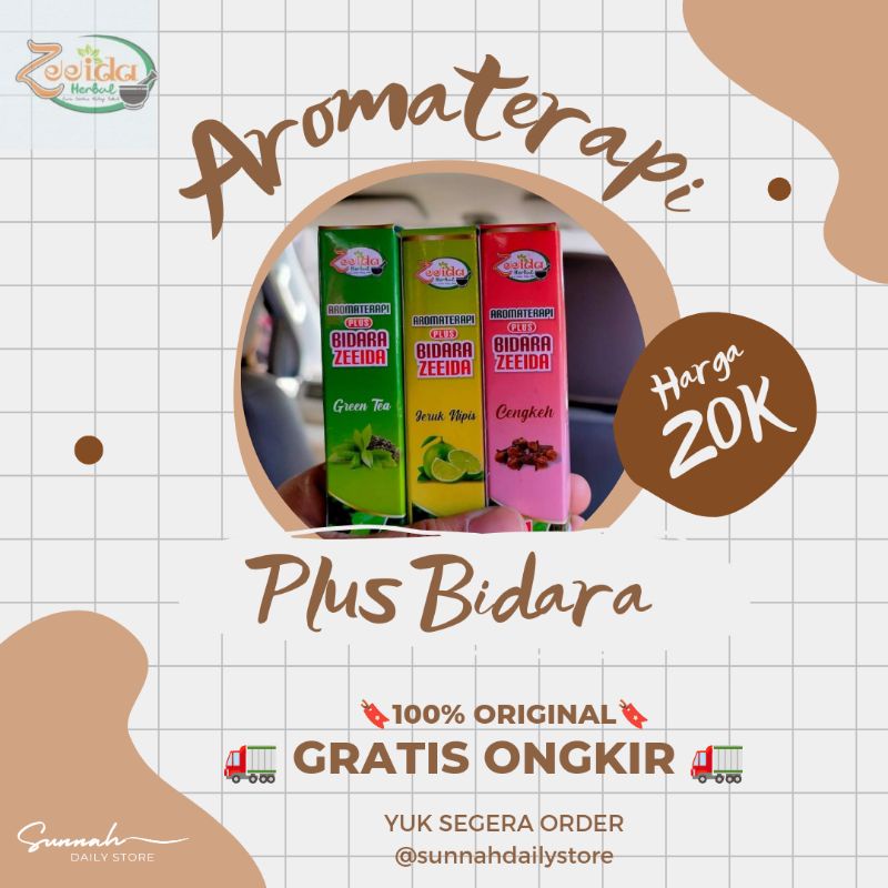 HERBAL • Zeeida Roll On Aromaterapi Plus Bidara