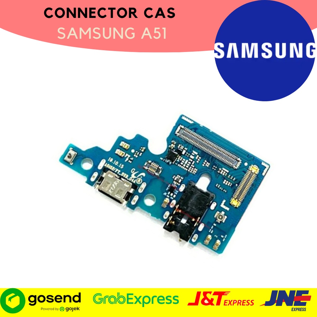 Konektor colokan cas Samsung A51 bergaransi