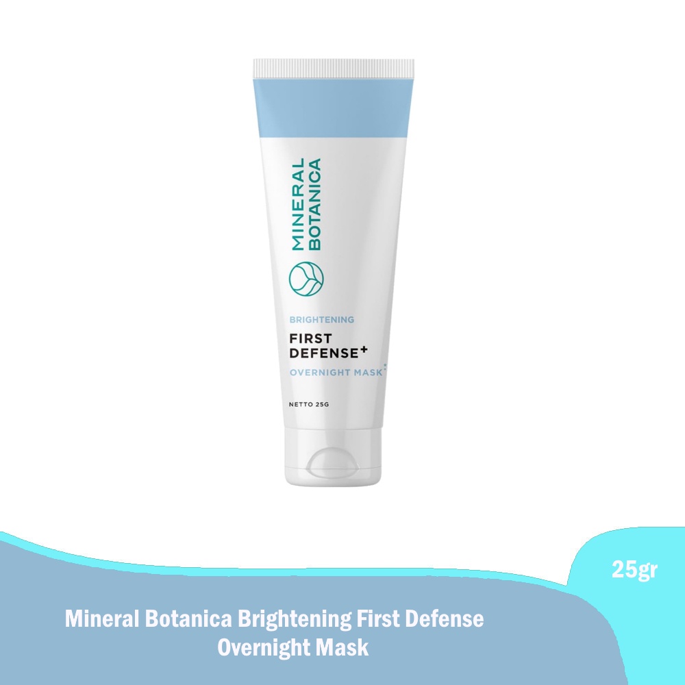 mineral botanica brightening first defense overnight mask 25gr