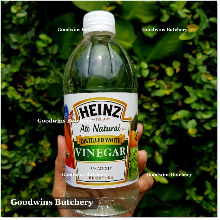 

Heinz DISTILLED WHITE VINEGAR cuka putih USA 16fl.oz 473ml