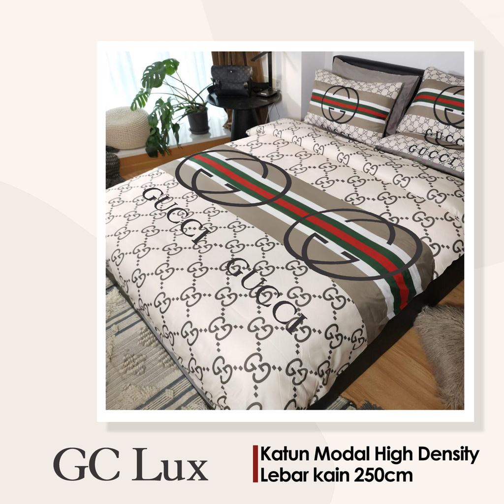 Sprei Motif 90x200 No.4 single size Katun asli anti geser