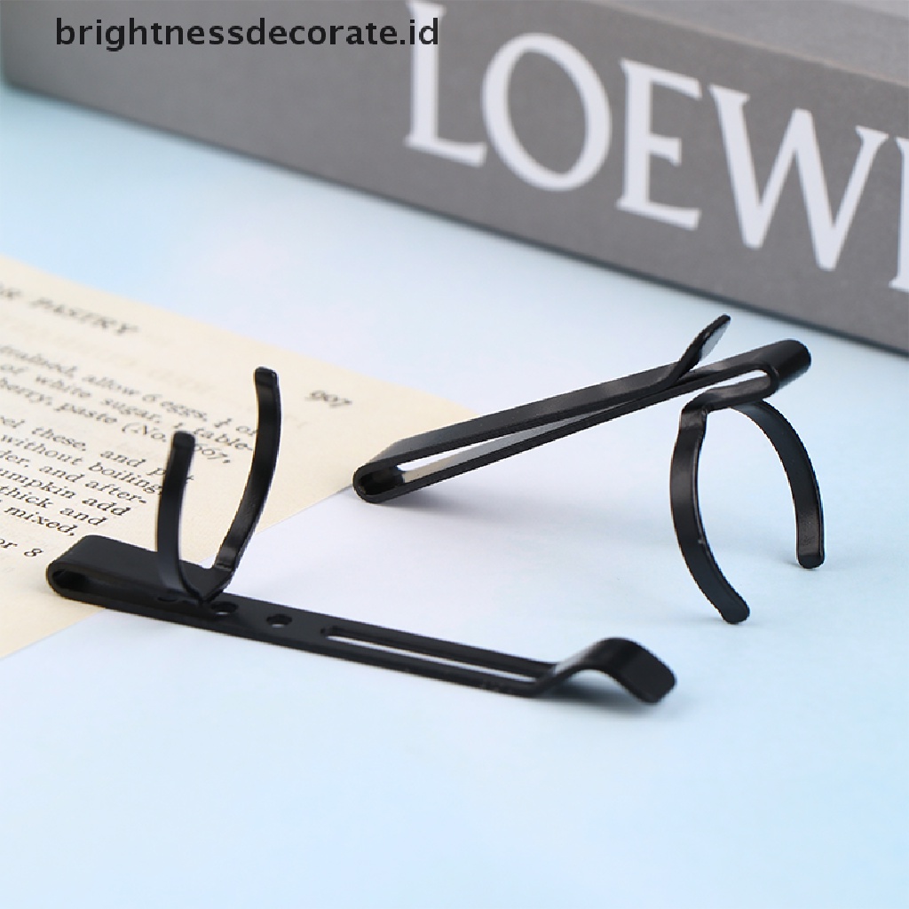 [Birth] 1pc Senter Logam Pegang Klip Besi Klip Senter Klip Pulpen Universal Klip [ID]