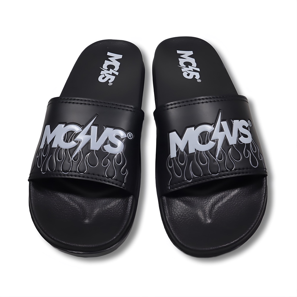 Mcvois Sandal Pria Slide Sandal Slip On Fire Anti Licin