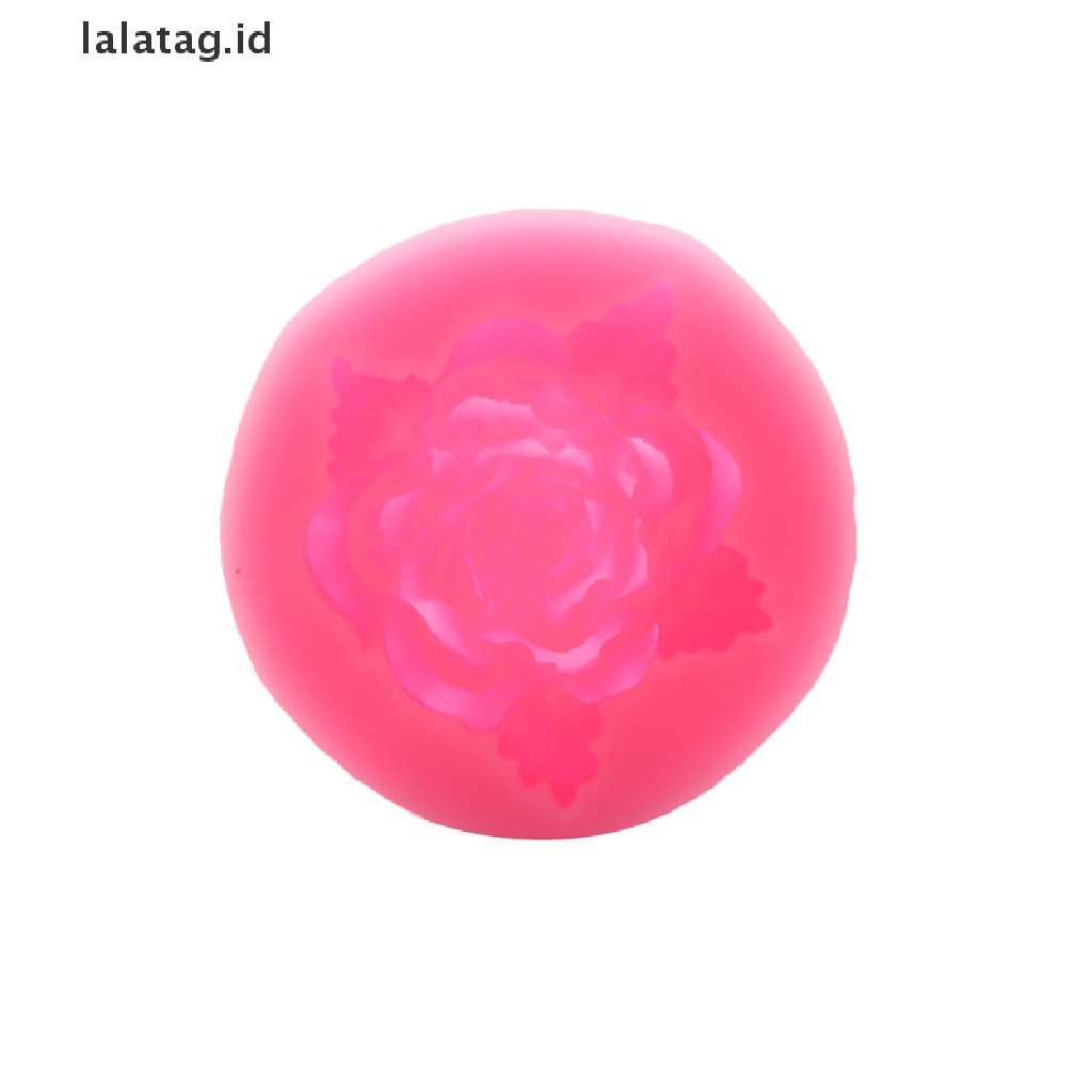 [lalatag] Bloom Rose Silikon Kue 3D Bunga Fondant Cetakan Cupcake Permen Coklat Dekor [ID]