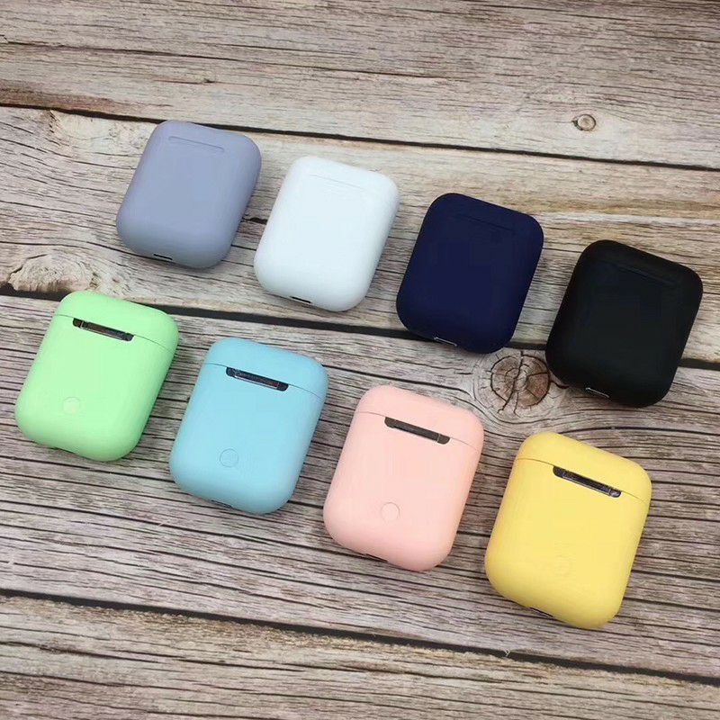 ISC Headset Bluetooth Wireless TWS Inpods 12 Macaron Color TWS i12 Headset Wireless V5.0