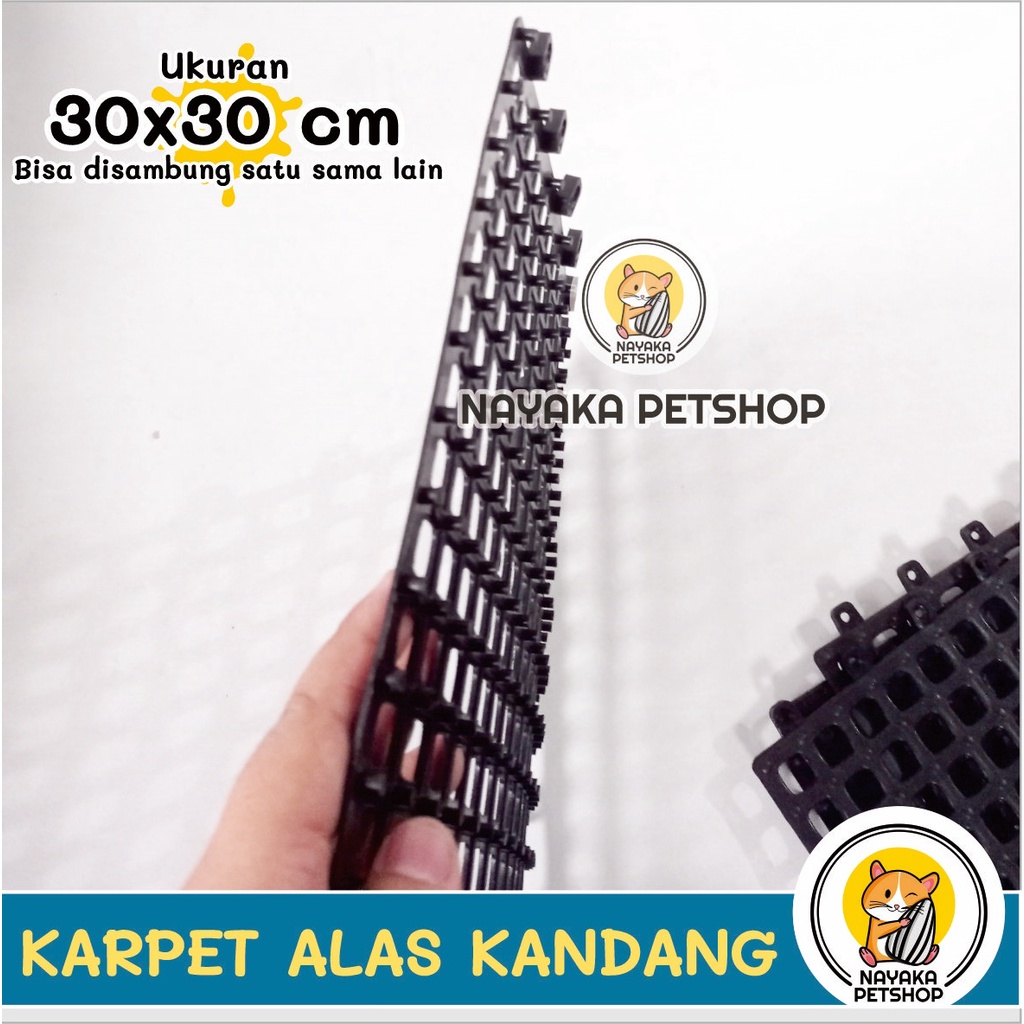 30x30 cm Karpet Alas Kandang Kucing Hewan Tatakan PVC Kelinci Anjing Musang