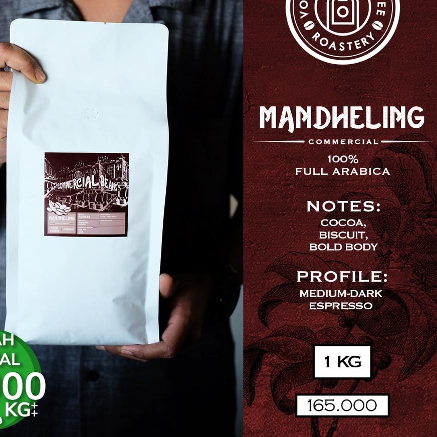 

Promo [KP8] Kopi Arabika Mandheling 100% Full Arabica For Espresso Roasted Beans Commercial - MURAH 1 Kg
