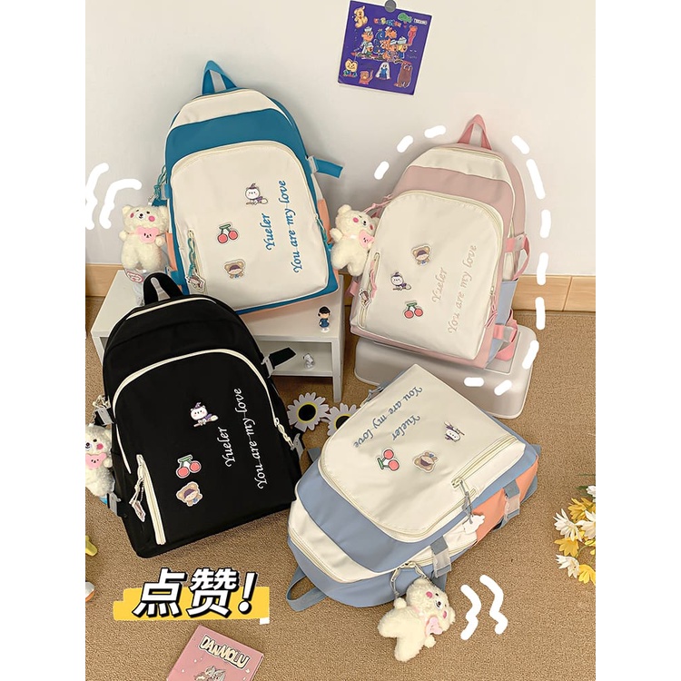 [Juallaris]Tas Ransel  Motif Fashion Unik Dan Lucu / Ransel Motif Lucu Dan Imut Cute Ladies Bag / Impot