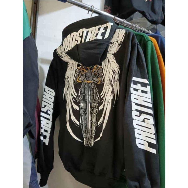 [ PROMO COD FREE STICKER ] HOODIE PRIA SWEATER PROSTREET GUARDIAN RIDERS BLACK M-XXL / JAKET PRIA PR
