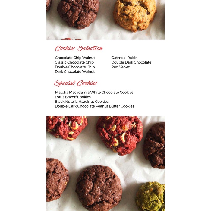 

✨READY✨ -le biscuit - Imlek & Valentine Hampers - 6 Giant Cookies + 1 Jar- 1.1.23