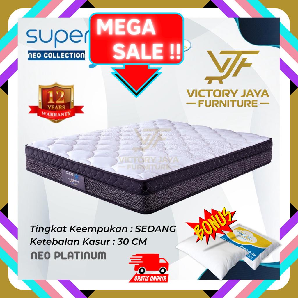 Kasur Spring Bed Comforta Superfit Neo Platinum (Hanya Kasur) Uk 180x200
