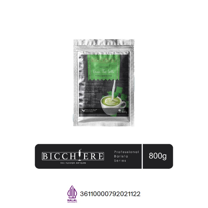 

Bubuk Minuman Green Tea Latte Premium Bicchiere 800g