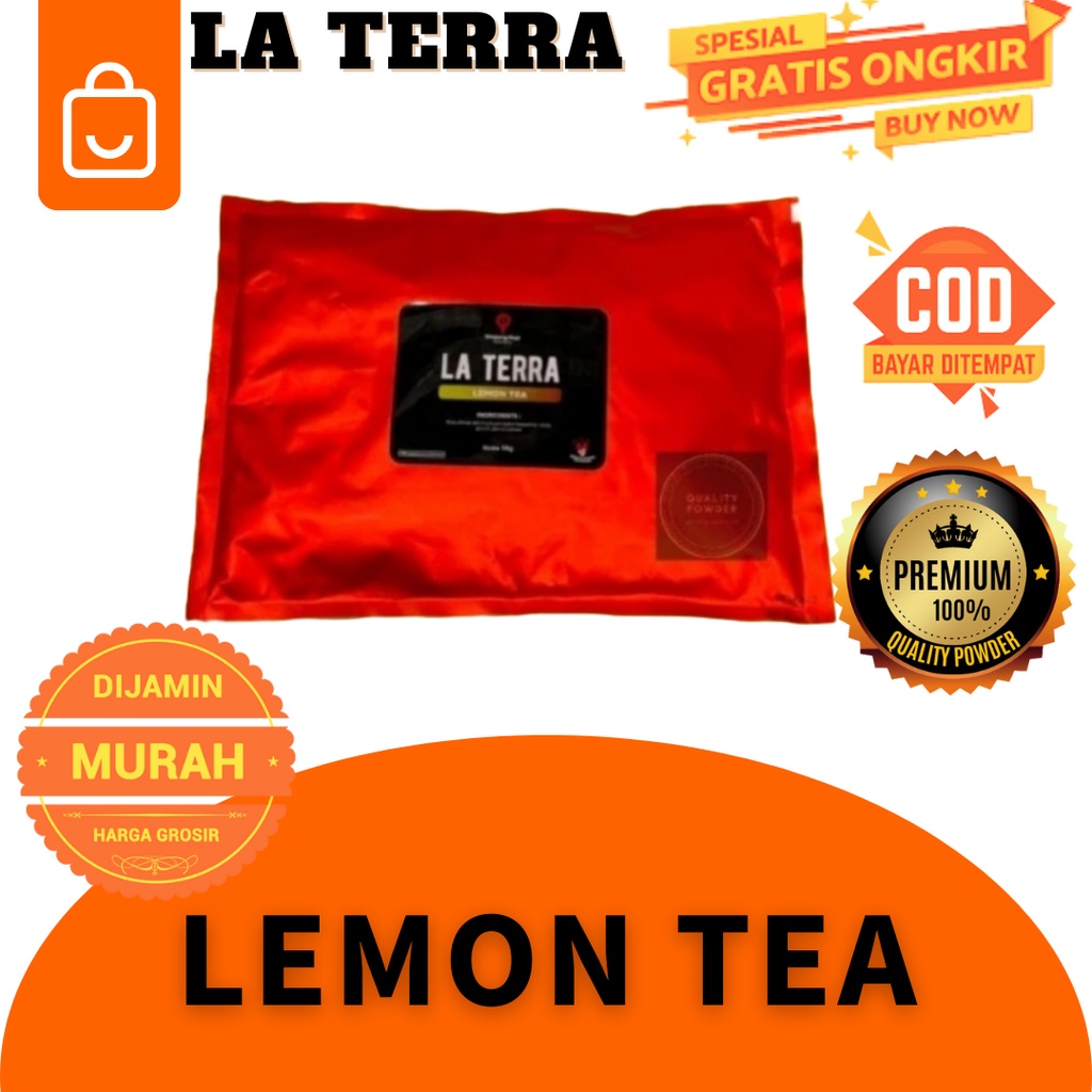 

LA TERRA LEMON TEA POWDER FRAPPE RASA BUAH LIMUN KEKINIAN