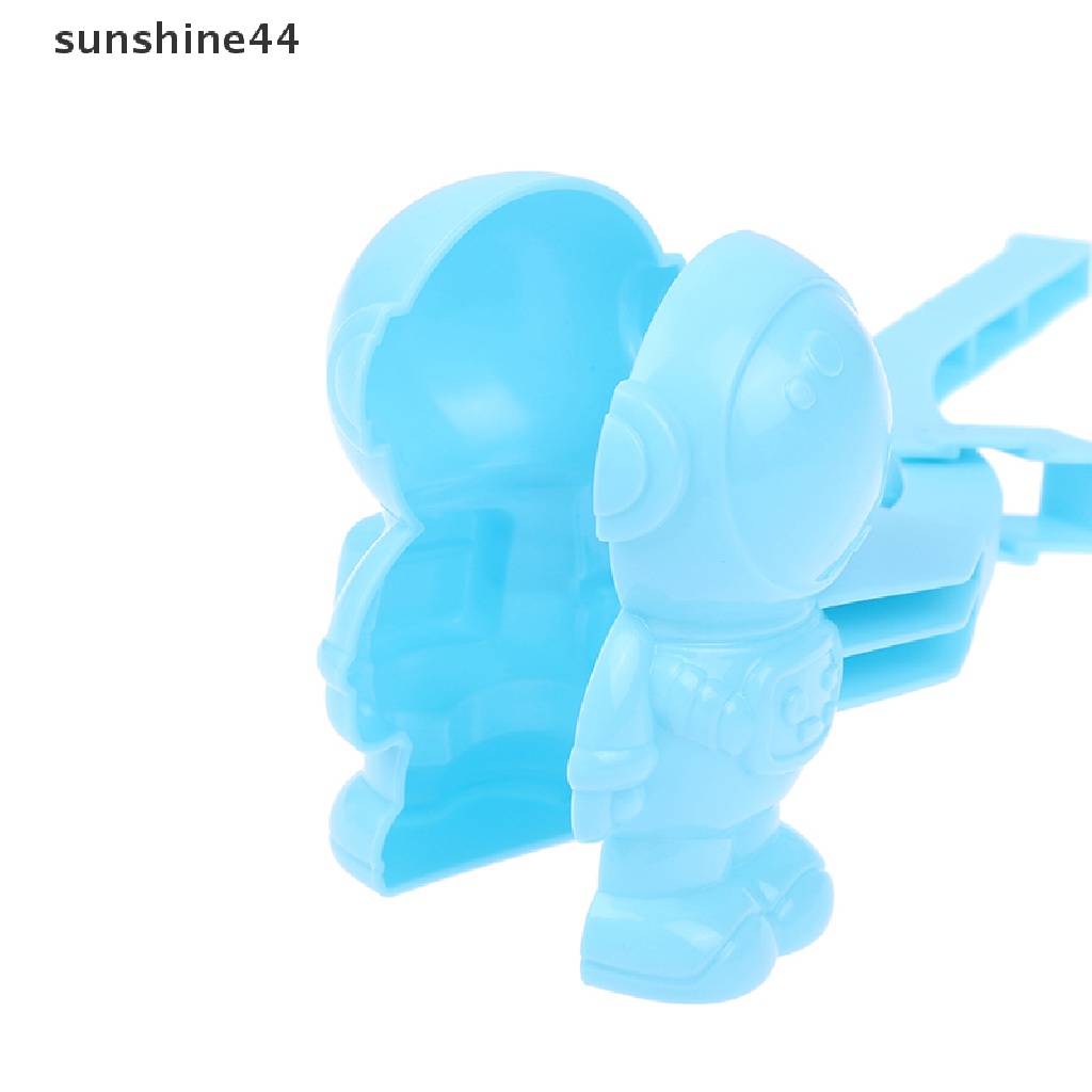 Sunshine 1pcs Pembuat Bola Salju Klip Plastik Anak-Anak Outdoor Pasir Snow Ball Cetakan Mainan Melawan.