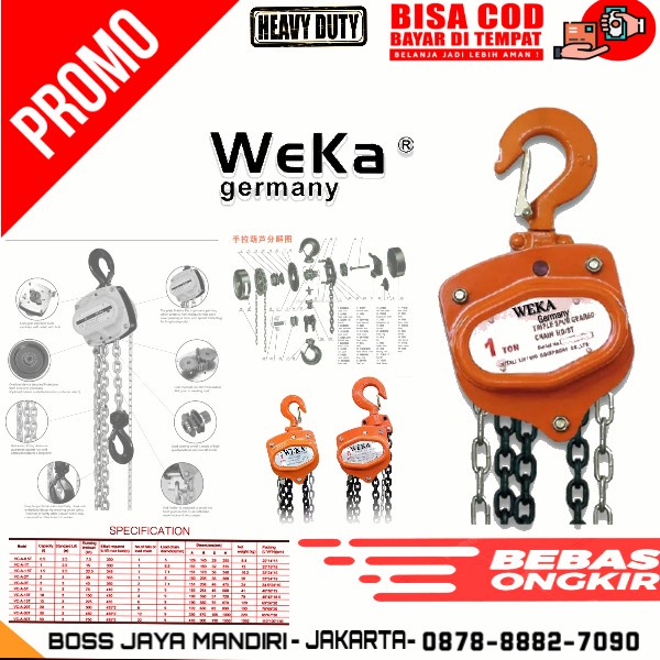 Chg Chain Block 1Ton + 10 Meter