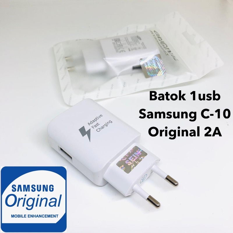 BATOK SAM  1USB C10 ORIGINAL SAM 2A FOR ANDROID SMARTPHONE BY SMOLL