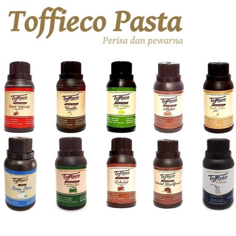 Toffieco Pasta Perisa Makanan Essence Flavour dan Pewarna 100gr