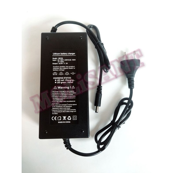 charger baterai battery lithium sepeda listrik ebike motor listrik
