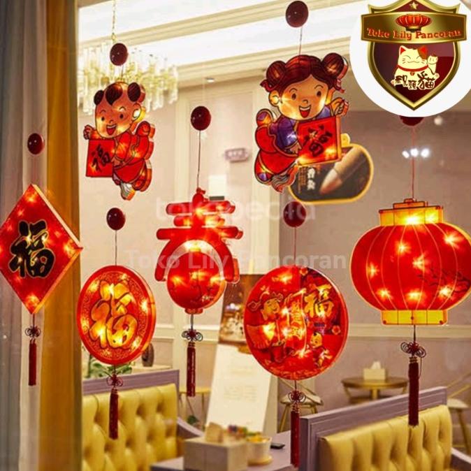Jual Lampu Imlek / Lampu Lampion / Lampu Hias baterai | Shopee Indonesia