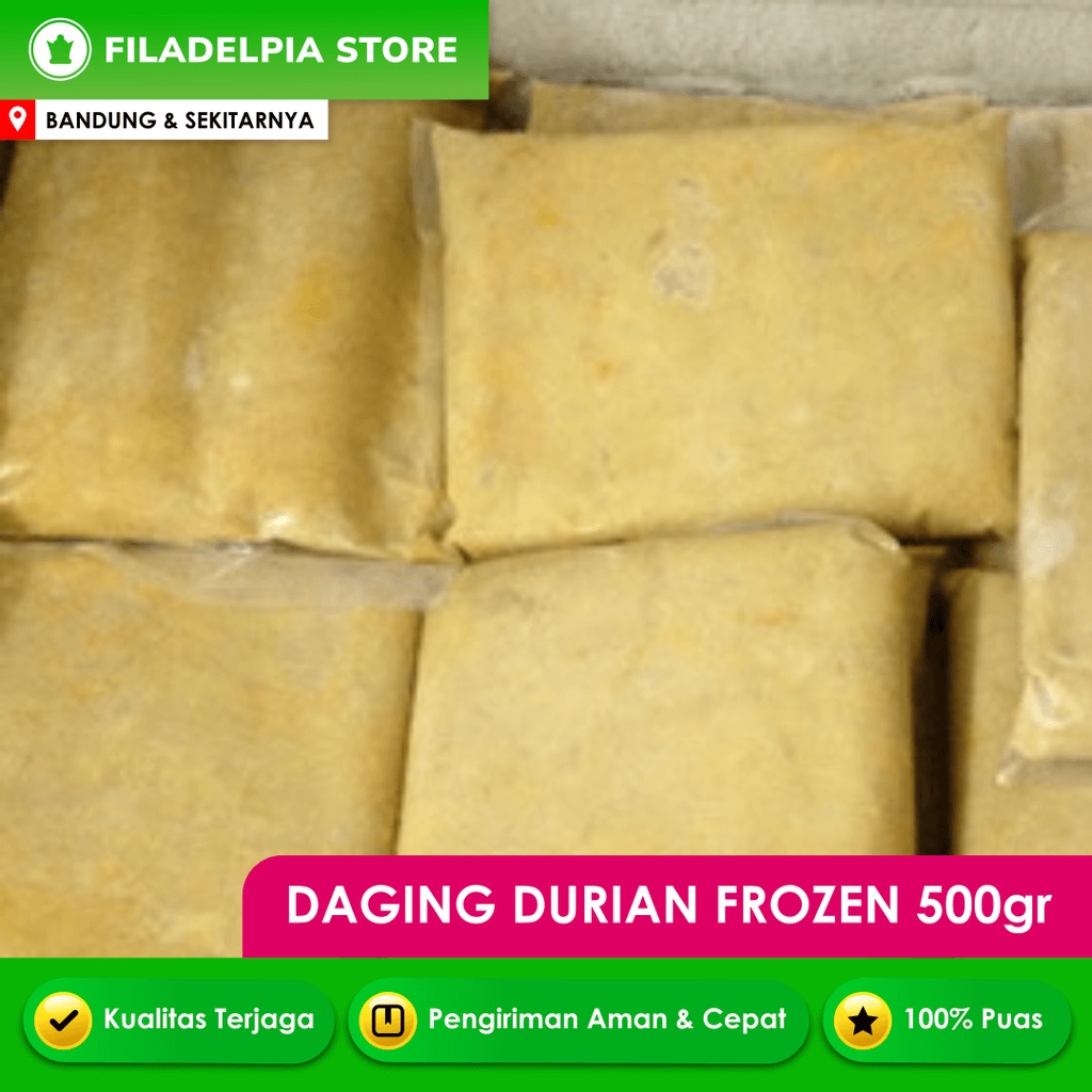 Daging Durian Montong Parigi Frozen 1kg Buah Beku Bandung