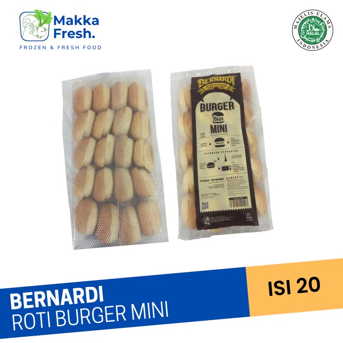 

bernardi roti burger mini isi 20 500 gr