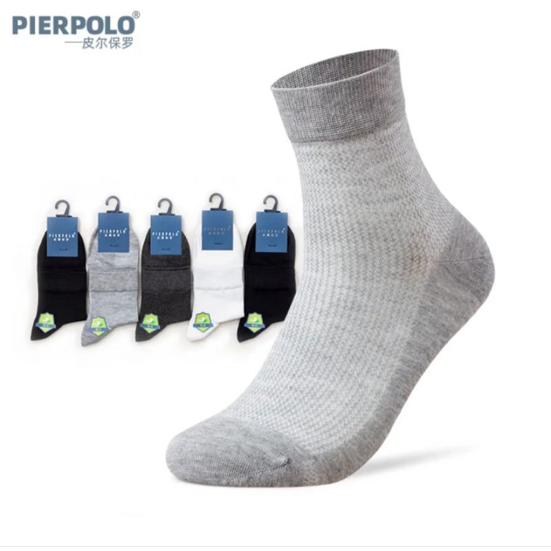 Pierpolo Kaos Kaki Kantor Anti Bakterial Pier Polo Socks Premium Kaus Kaki Kerja DT2125