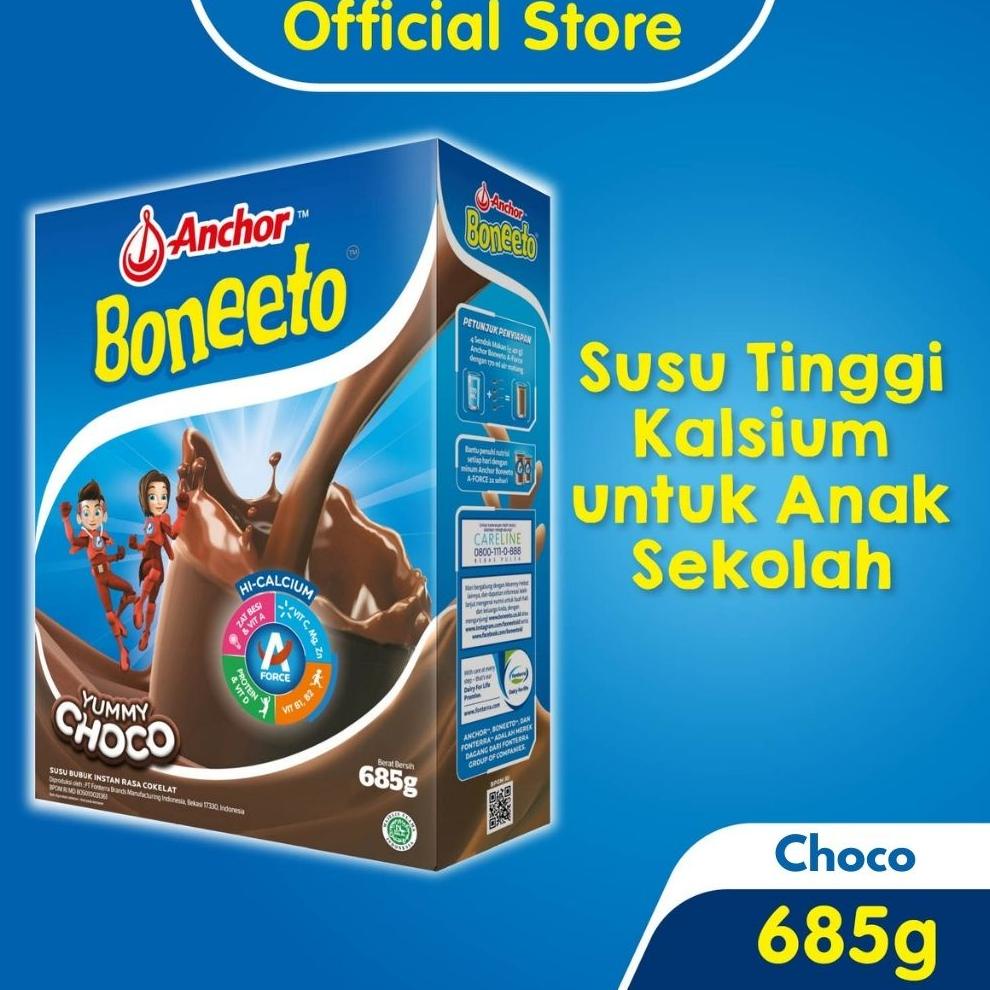 

☛ Subsidi ongkir Boneeto Susu Bubuk Cokelat 685g - Nutrisi untuk Daya Pikir dan Tubuh Aktif Anak Satu-satunya
