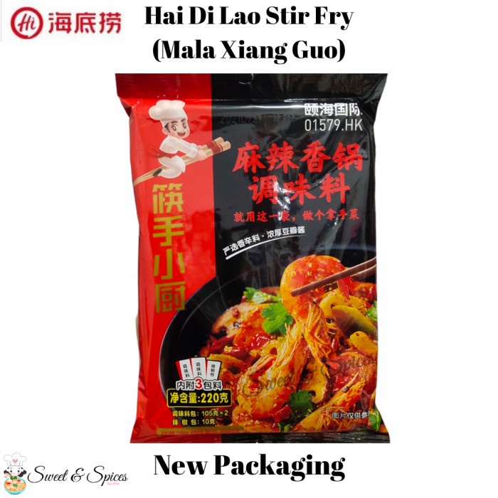 

Hai Di Lao(Mala Xiang Guo) spicy hotpot Numbing Stir-Fry Pot Seasoning