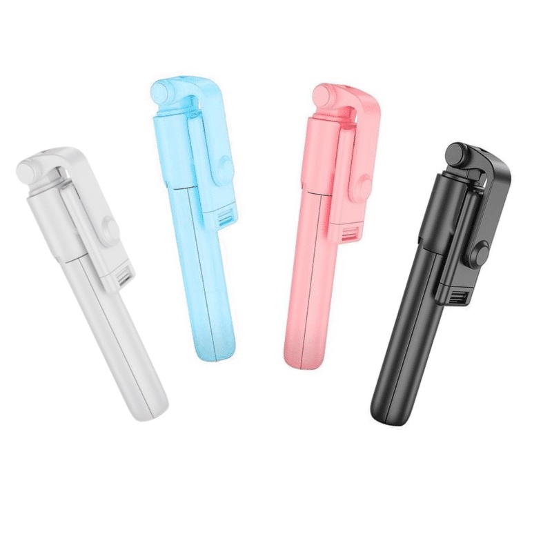 ANG TONGSIS R1S Tripod BLUETOOTH remote control LED FLASH selfi stick tongkat tomsis macaron