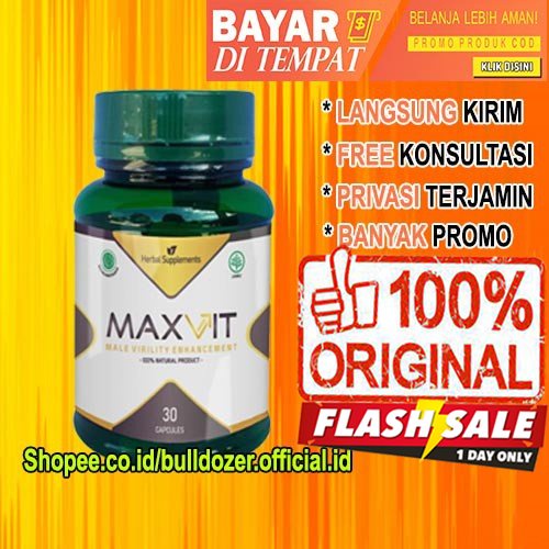 MAXVIT - Max Vit Asli 100% Original Suplemen Herbal Stamina Pria