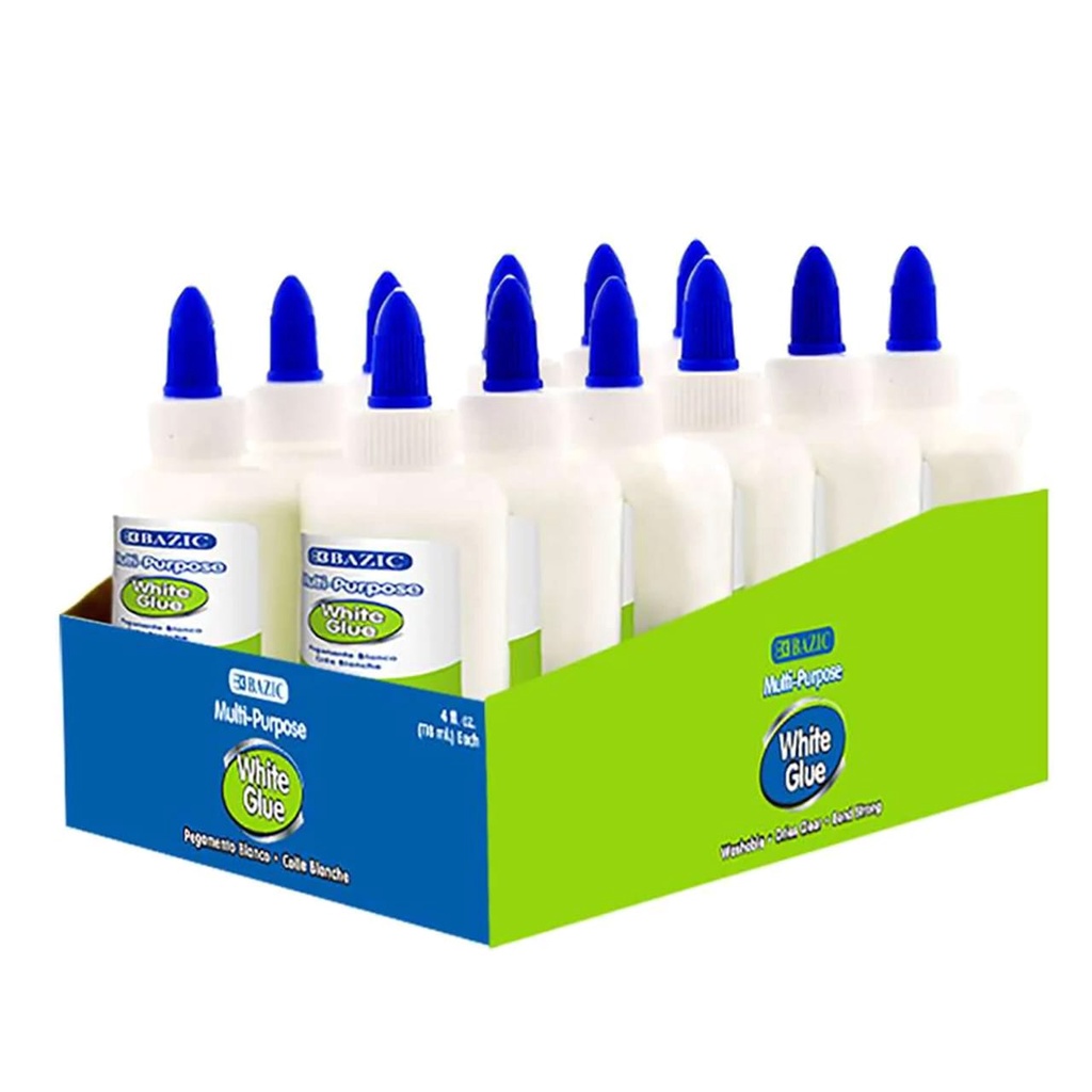 

white glue multi purpose lem putih bazic 118 ml (kecil) kode 2014