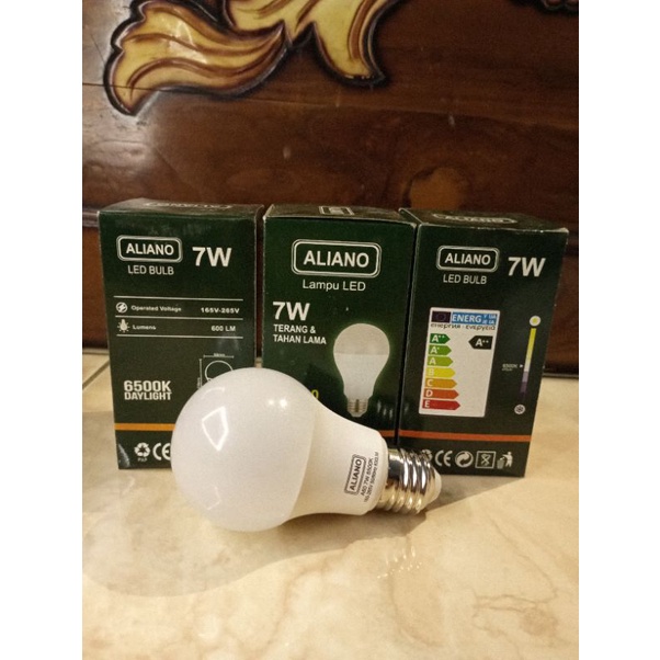 LED ALIANO 7 WATT LAMPU ALIANO 7W BOHLAM ALIANO LED BULB MURAH BAGUS