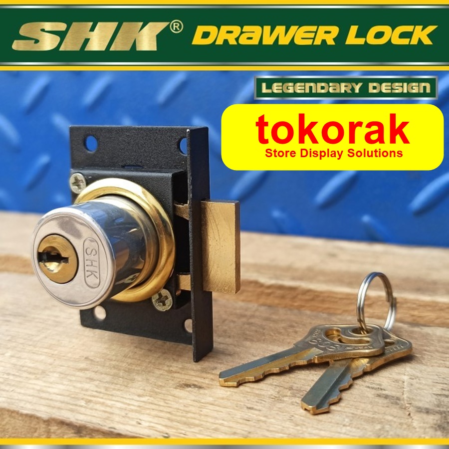 SHERLOCK KUNCI LACI LEMARI DRAWER LOCK 808 22 MM LOKER CLASSIC DESIGN