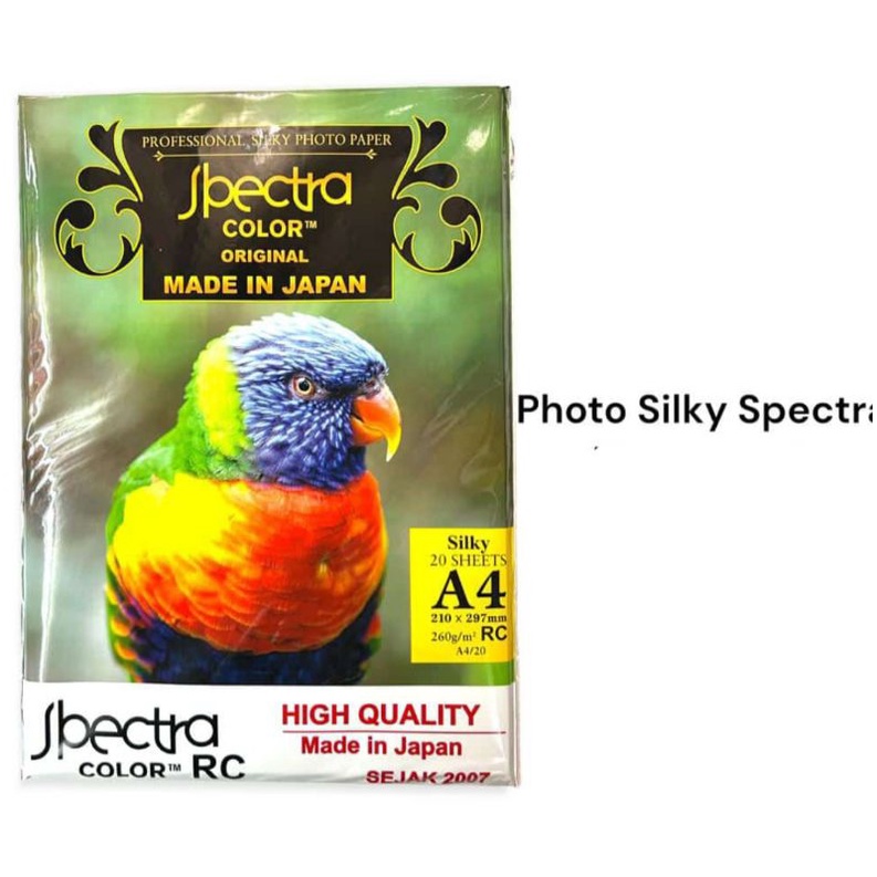 

Spectra Kertas Photo Silky Glossy A4 20 Lembar