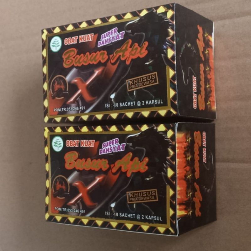 Kapsul (Busur) Api Original Asli Jamu Kesehatan