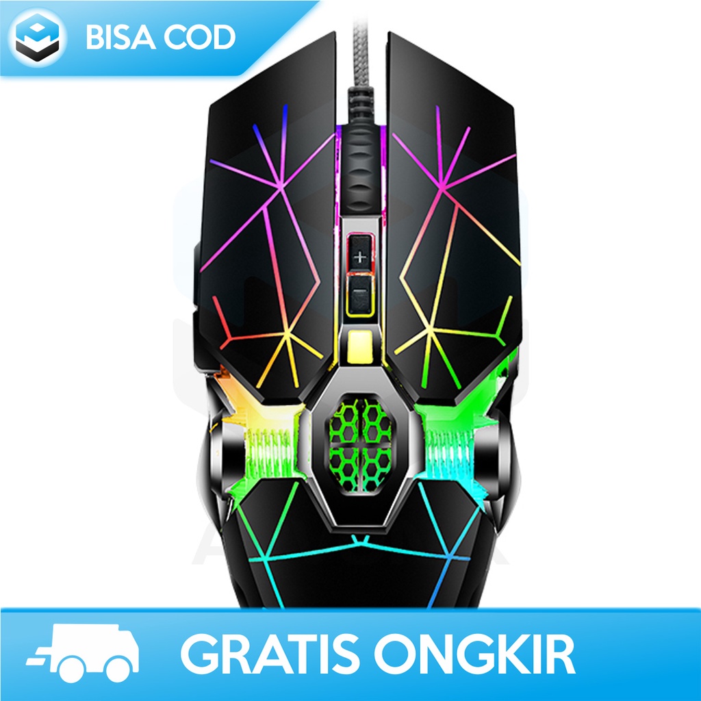 PAKET GAMING MOUSE OPTICAL DAN KEYBOARD MECHANICAL RGB PREMIUM QUALITY