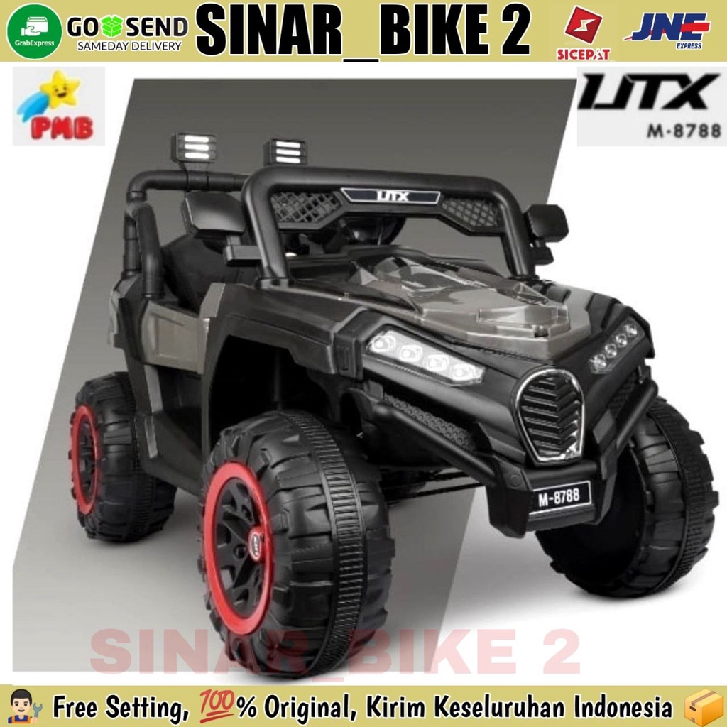 Mobilan Aki JEEP Pmb M-8788 Mobil Aki UTX Mainan Anak Jeep