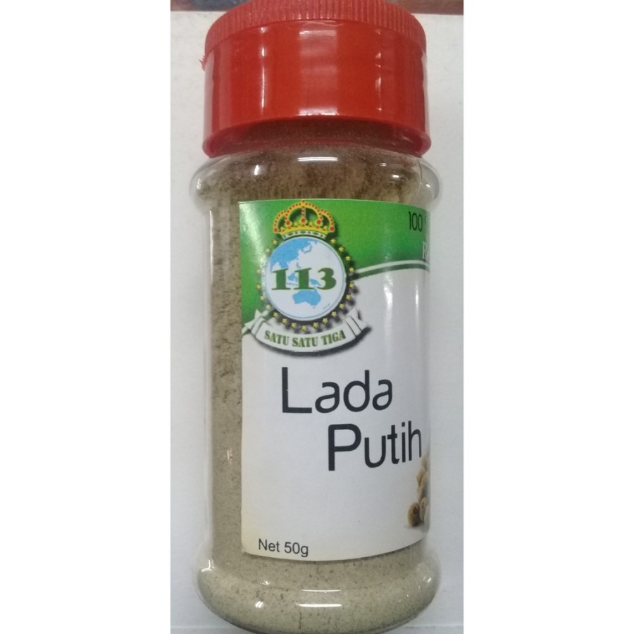 

cap113 Lada putih 50 gr
