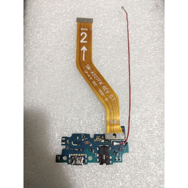 konektor cas fleksibel charger samsung a50s a507 ori copotan