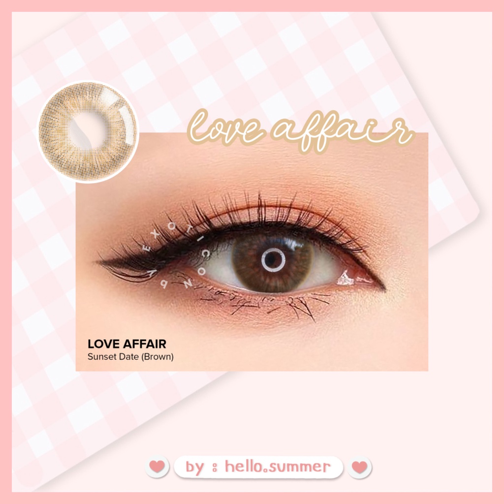 LOVE AFFAIR NORMAL Korean Softlens Natural Look 14.2mm by Exoticon