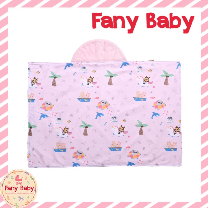 BABYBEE FLUFFY HOODED BLANKET  [ XL ]