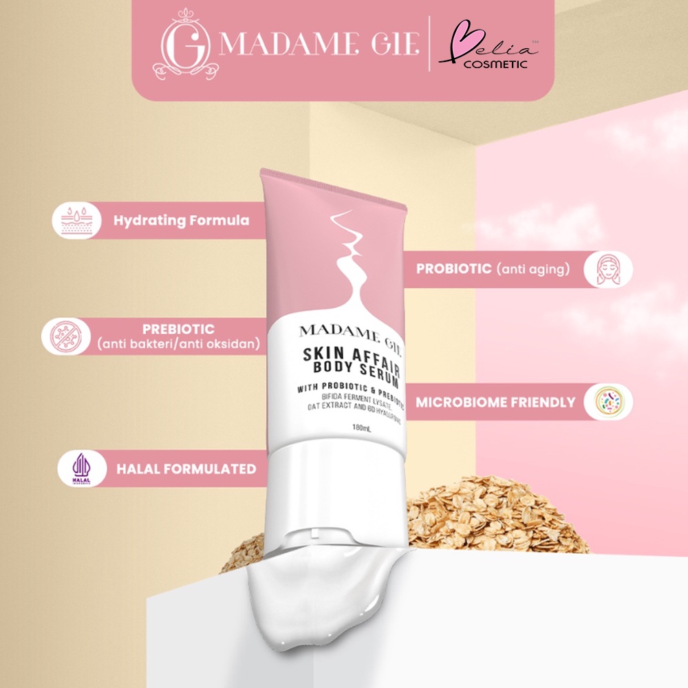 ❤ BELIA ❤ MADAME GIE Skin Affair Body Serum - Skin Booster Hydrating &amp; Calming Your Skin | BPOM