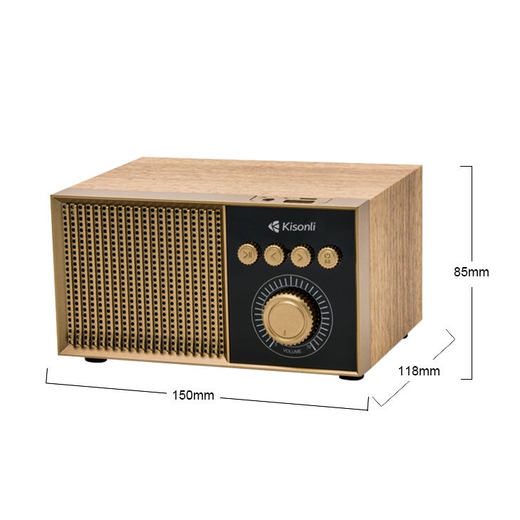 Speaker Bluetooth Kisonli Portable Retro Klasik G10 - XOBOX