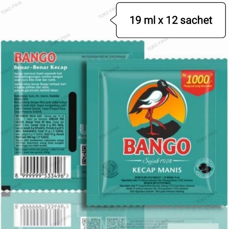 

Bango Kecap Manis 19ml - renteng