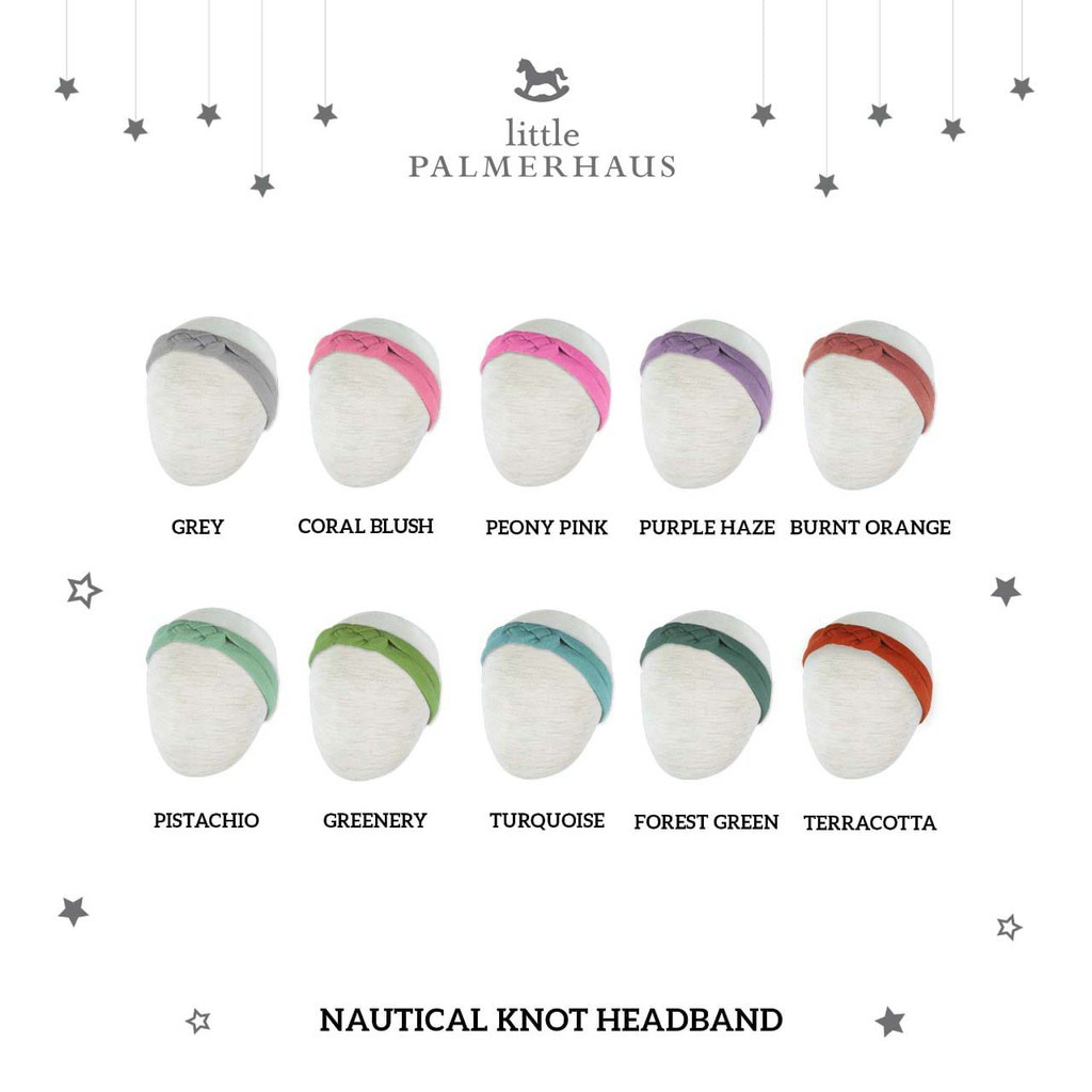 Little Palmerhaus Classic Knot Headband bayi / Nautical Knot Headband / Rounded Knot Bandana bayi