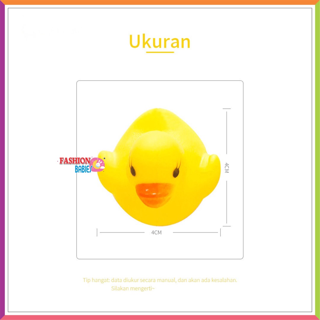MAINAN BEBEK KARET / MAINAN MANDI ANAK BAYI ❤ Fashionbabies ❤