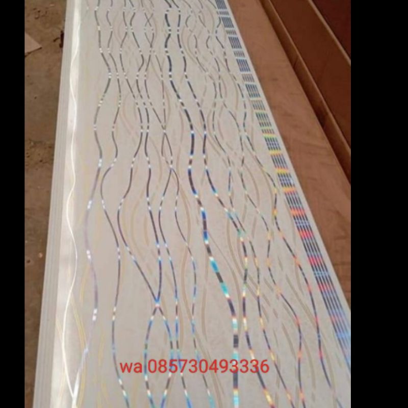 Plafon PVC MOZART 1dus 15lembar Panjang 4m Lebar 20cm

