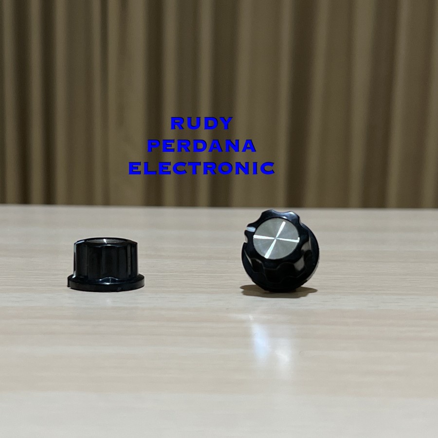 KNOP KNOB TUTUP POTENSIO A-02 23x13 MM 23MM x 13MM