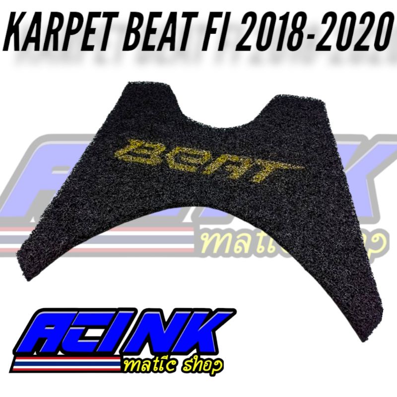 Karpet serabut motor beat fi 2018-2020 pijakan alas kaki motor beat deluxe