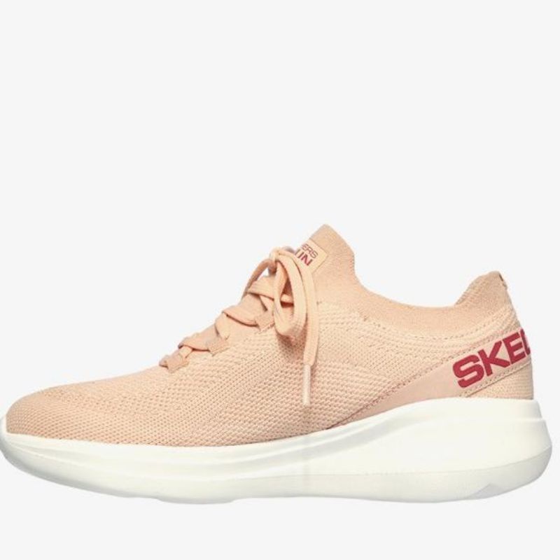 SKECHERS GO RUN FAST WOMEN'S ROSE & NAVY